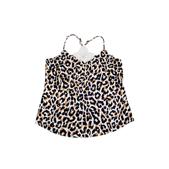 J.Crew Leopard Print Camisole Tank Top Size 6 - Picture 1 of 6